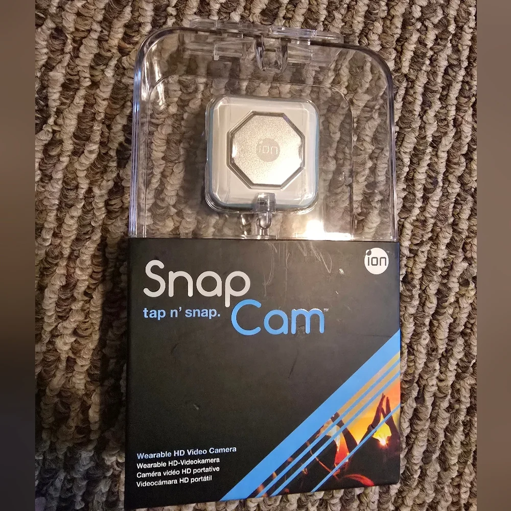 Snap Cam Wearable HD Video Camera - White